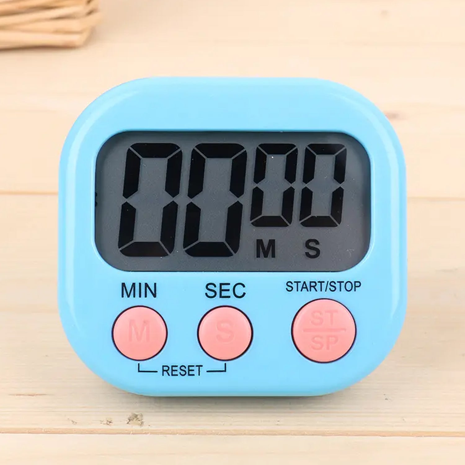 1540 Digital Kitchen Timer Clear Big Digits 0-99 Min for Cooking Office Clock