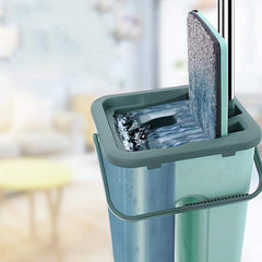 2-in-1 Flat mop and Bucket Set