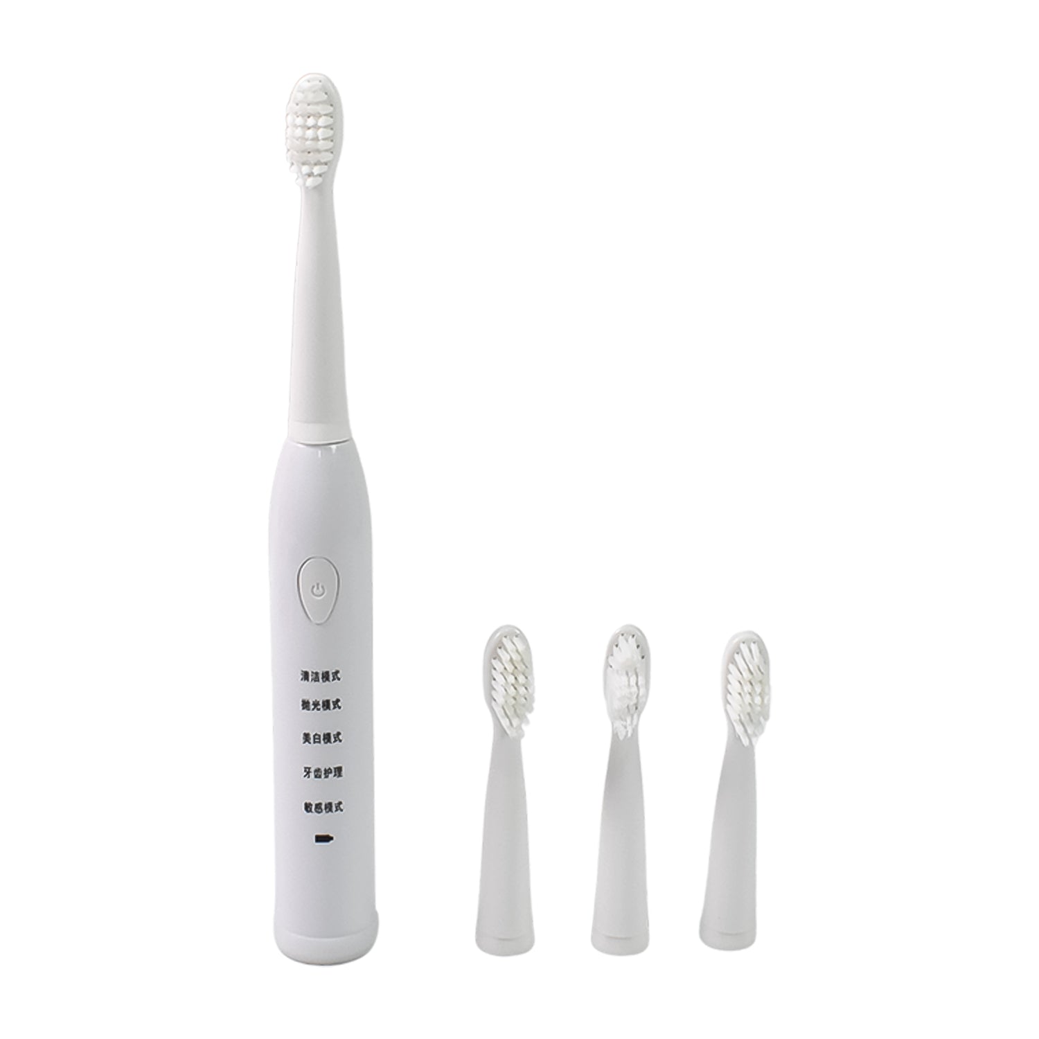 Electric Toothbrush with Extra 3  (1 Pc / USB Operated / USB Cable Included)