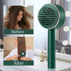 12562 Styling Hair Brush Hairbrushes for Woman Massage Comb Styling Comb Hair Comb for Women Hair Massage Brush Women Hairbrush Airbag Comb Long Handle Utilities Plastic Women's