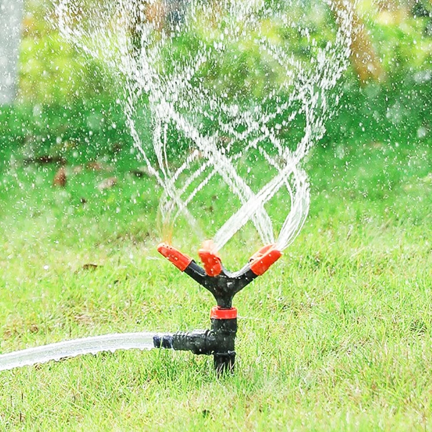 Automatic Garden Sprinkler 360 Degree Rotating Adjustable 5 Arm (1 Pc)