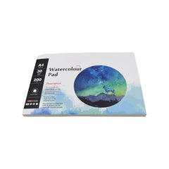 4388 Watercolor Paper Pad,1 Pack,200gsm,A4 8.3"x11.7",60 Sheets Total, Acid Free for Wet Media Painting Paper Pads, for Illustration, Painting, Drawing and Sketching 210x297mm (1 Pc)