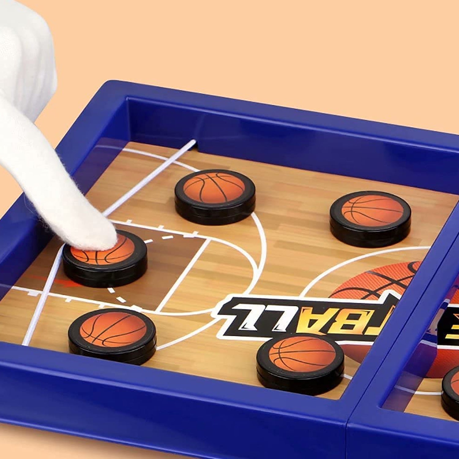 17632 Fast Sling Basketball Puck Game Paced Table Desktop Battle Ice Hockey Game for Adults and Kids Parent-Child Winner Board Games Interactive Toy, Desktop Table Game