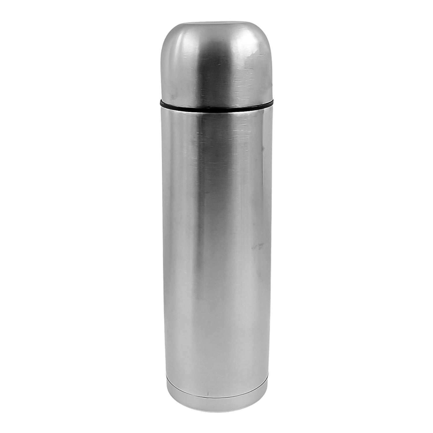 Vacuum Flask Without Cover, 18/8 Stainless Steel | Hot and Cold Water Bottle with Push-Down Lid | Double Walled Stainless Steel Bottle for Travel, Home, Office, School, Picnic (750 ML)