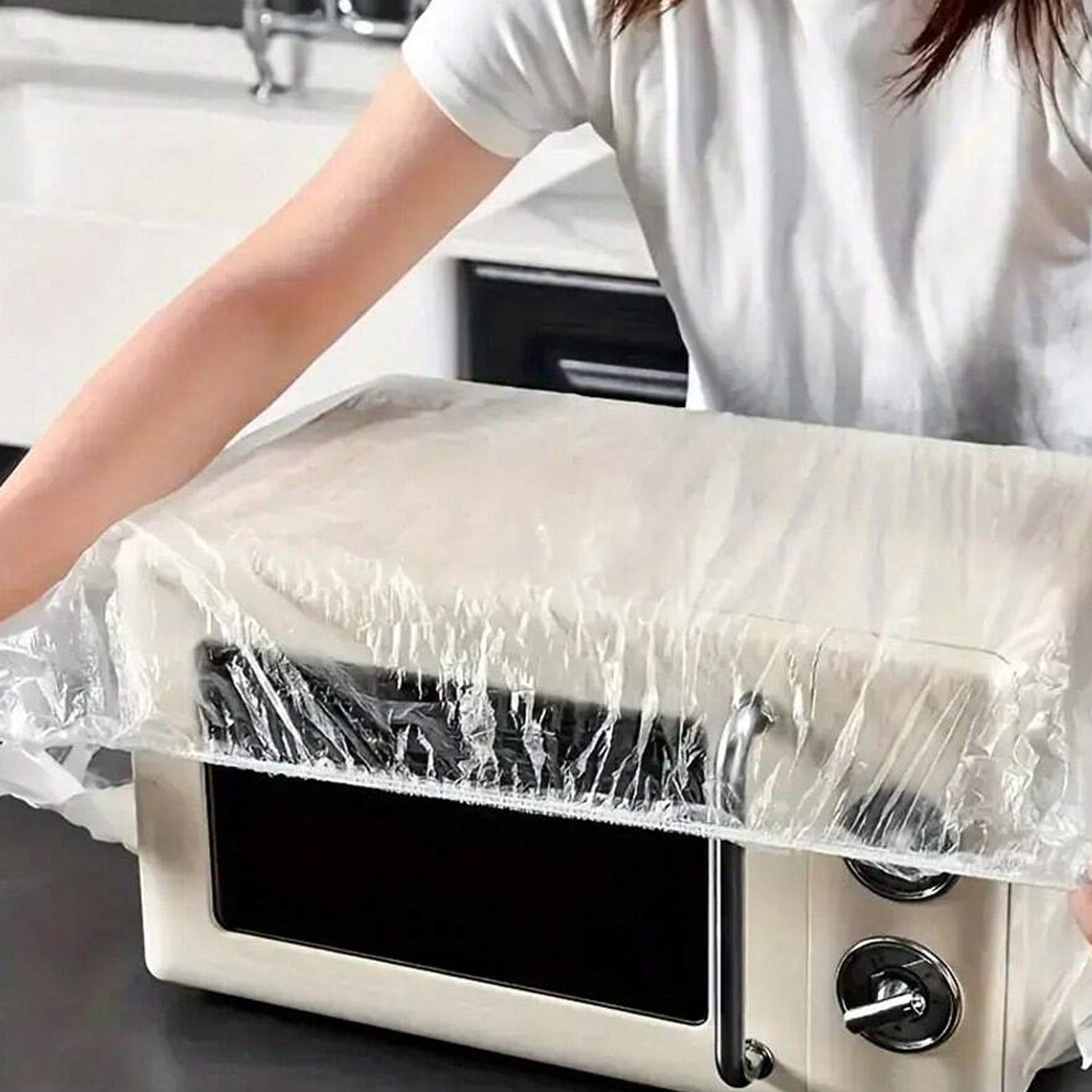 Home Thick Disposable Dust Proof Plastic Furniture Covers (1 Pc / Small)