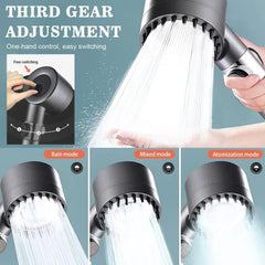 Shower Filter Shower Head, Adjustment Shower Head (3 Modes / 1 Pc)