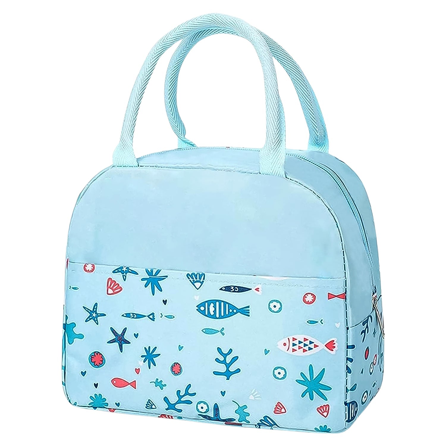 Lunch Box Bag for Women Men Insulated Lunch Bag With Zipper (1 Pc / Mix Color)