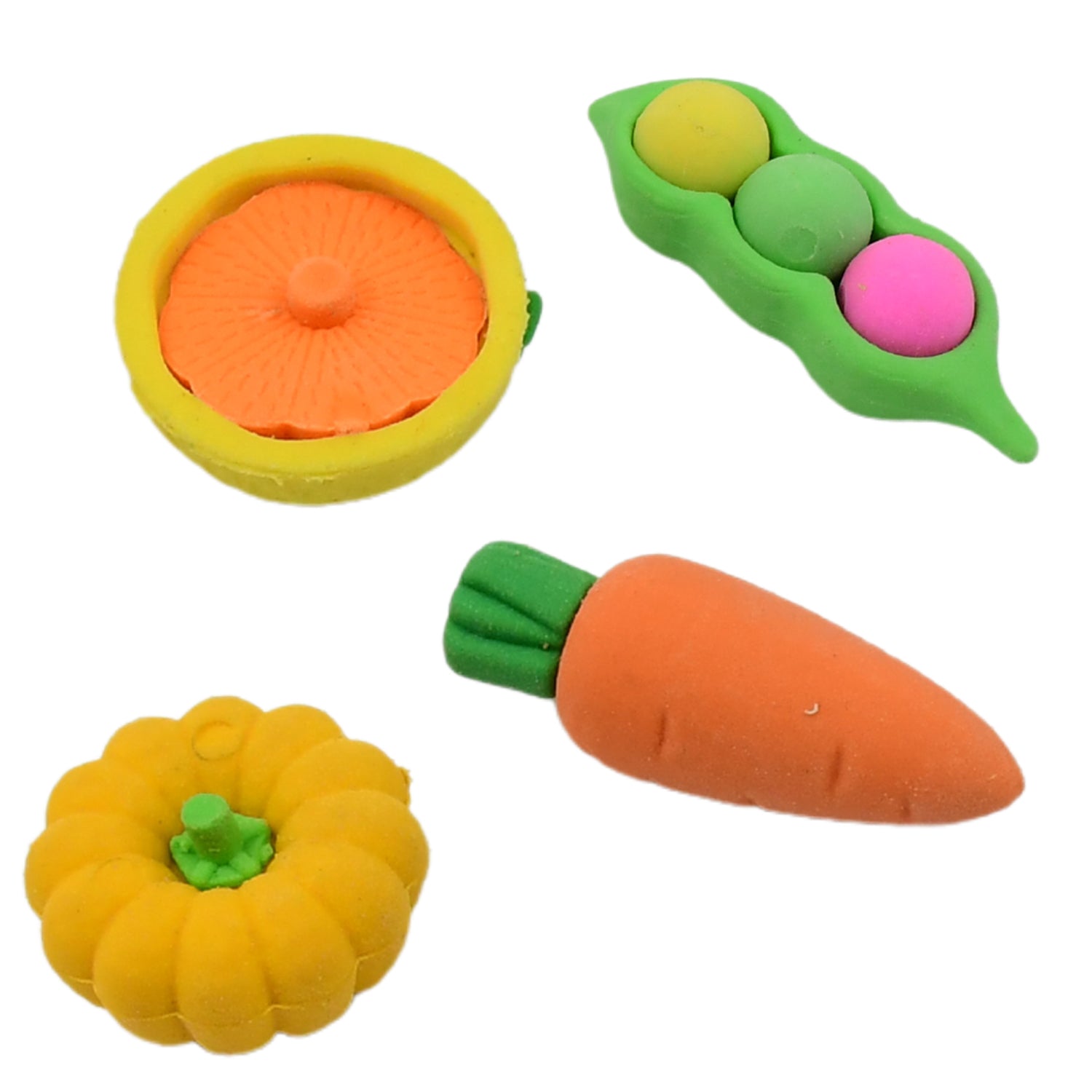 Mix Design Fancy & Stylish Colorful Erasers (1 Set / 4 Pc Set)