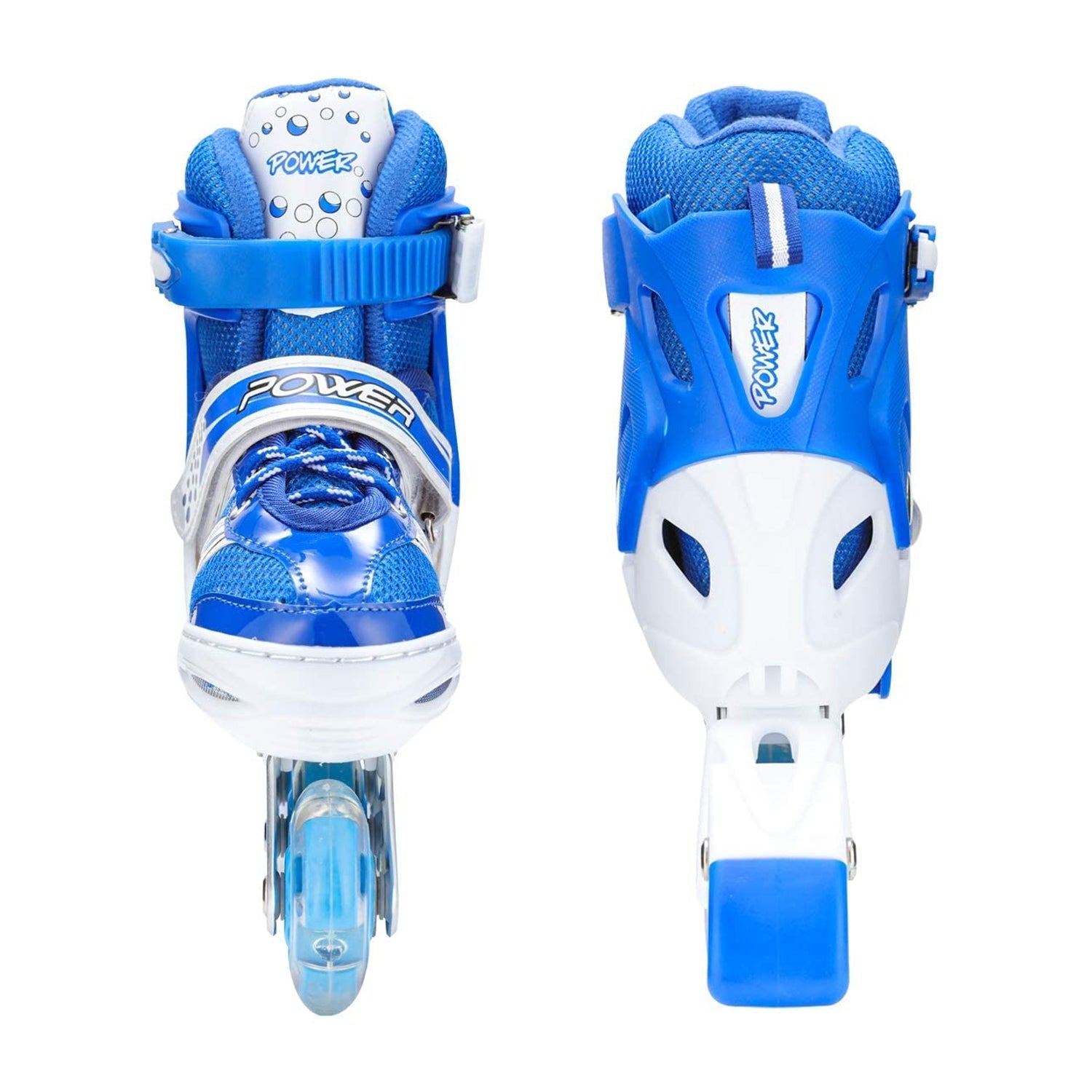 7554  Inline Skates With Led Flashing Light Wheel With Adjustable Length Skate Premium High Quality Skates Pair