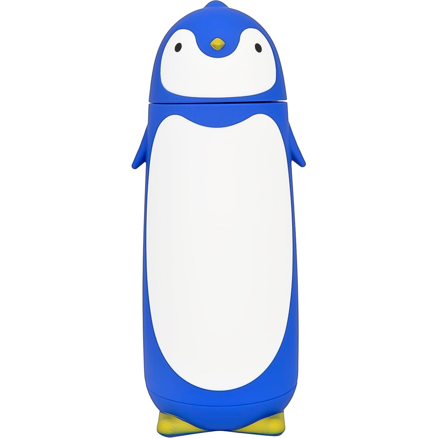 Penguin Water Bottle Penguin Cartoon Water Bottle Funny Travel Mug Insulated, Inner glass Vacuum Water Bottle