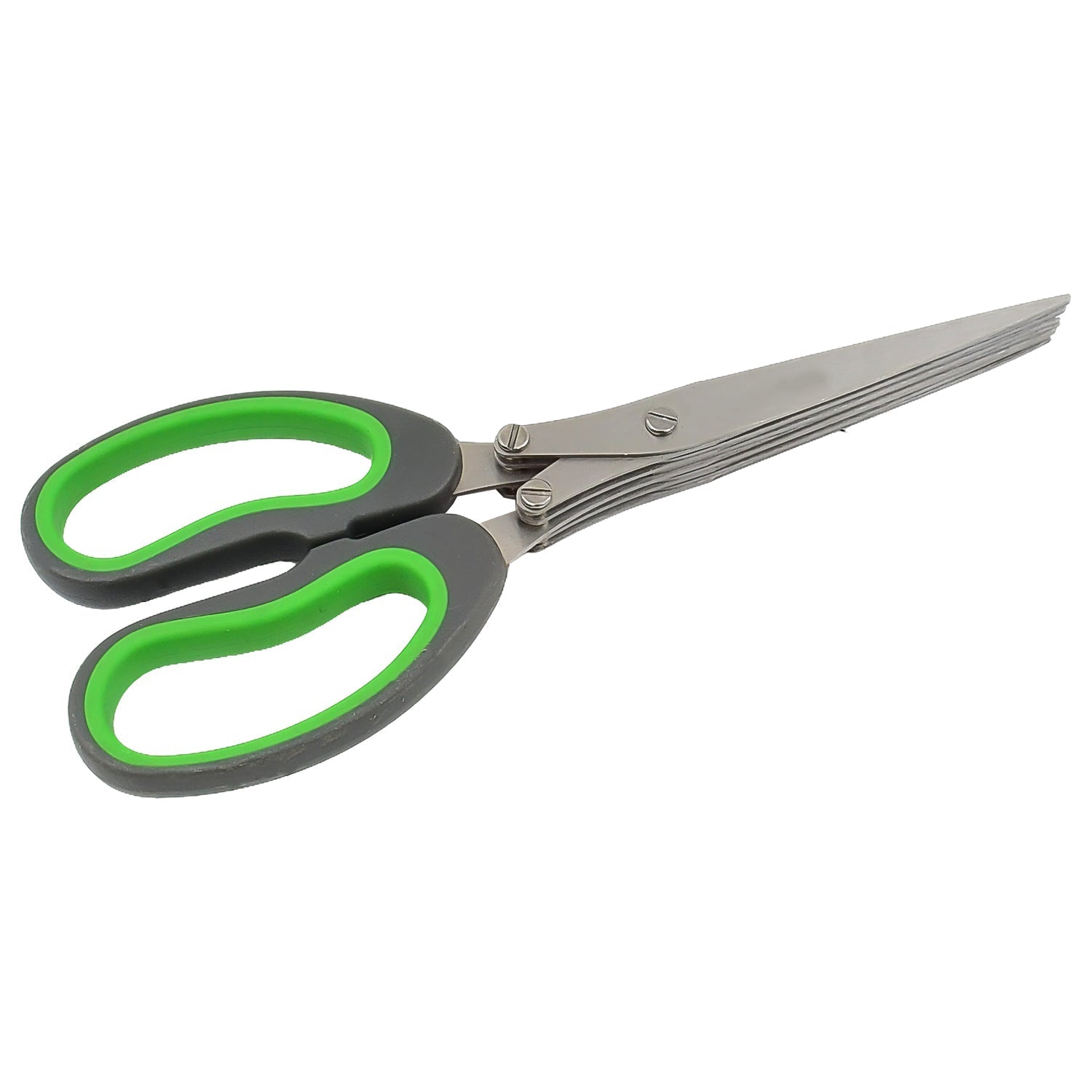 Multifunction Vegetable Stainless Steel Herbs Scissor with 5 Blades (1 Pc)