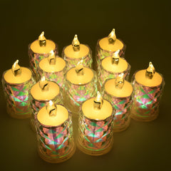 Festive Lighting for Any Occasion: 12 Pack LED Tealight Candles