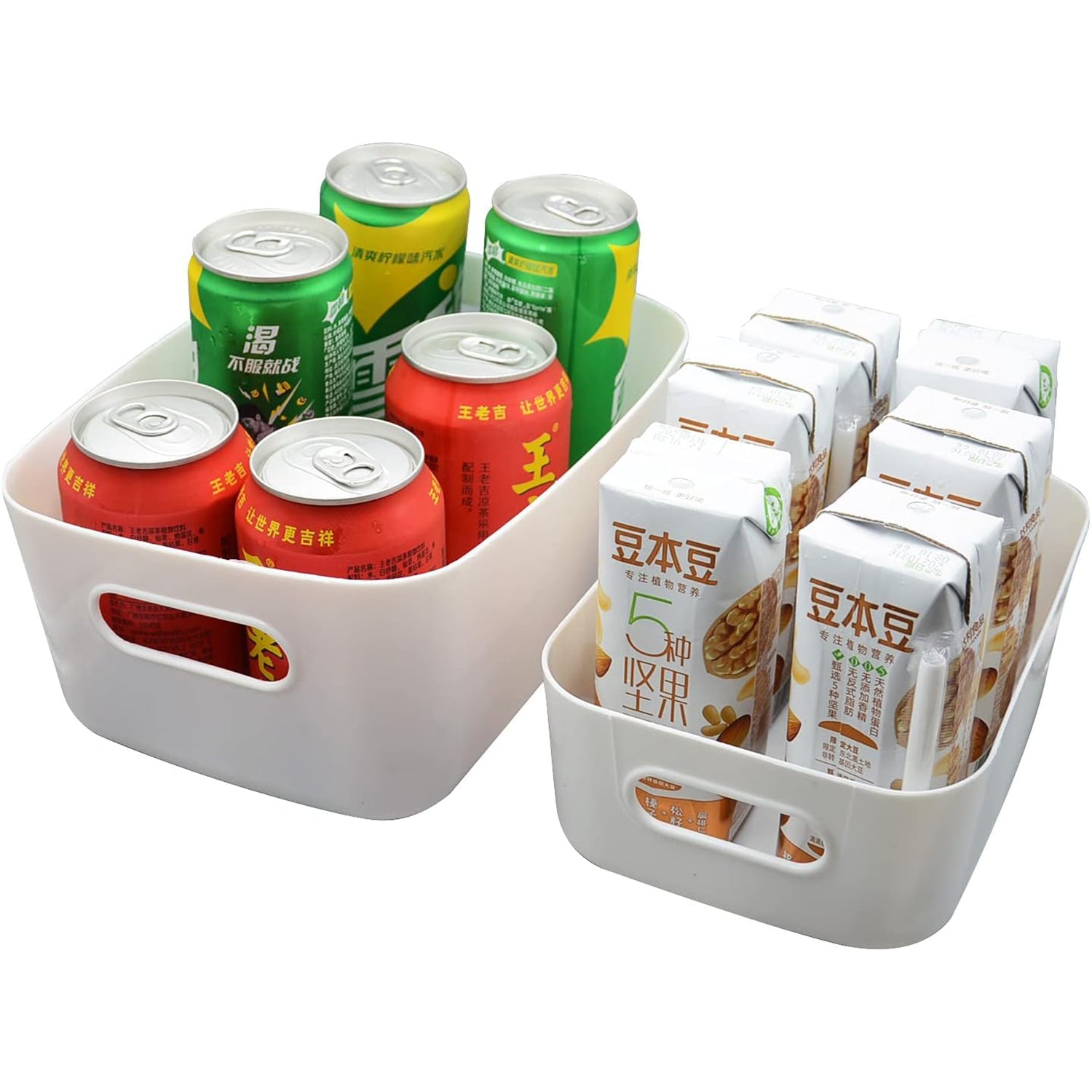 Storage Boxes Plastic Kitchen Storage Baskets (1 Pc / 21×15 Cm)