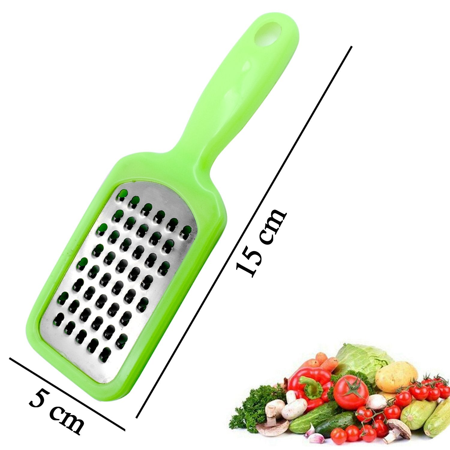 2586 Plastic Vegetable Kitchen Grater/cheese Shredder With Grip Handle DeoDap