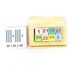 Wooden MathTime for Kids - Educational Math Card Game