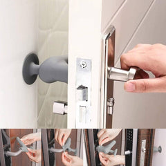 Silicone Door Handle Cover with Suction Cup (1 Pc / Mix Color)