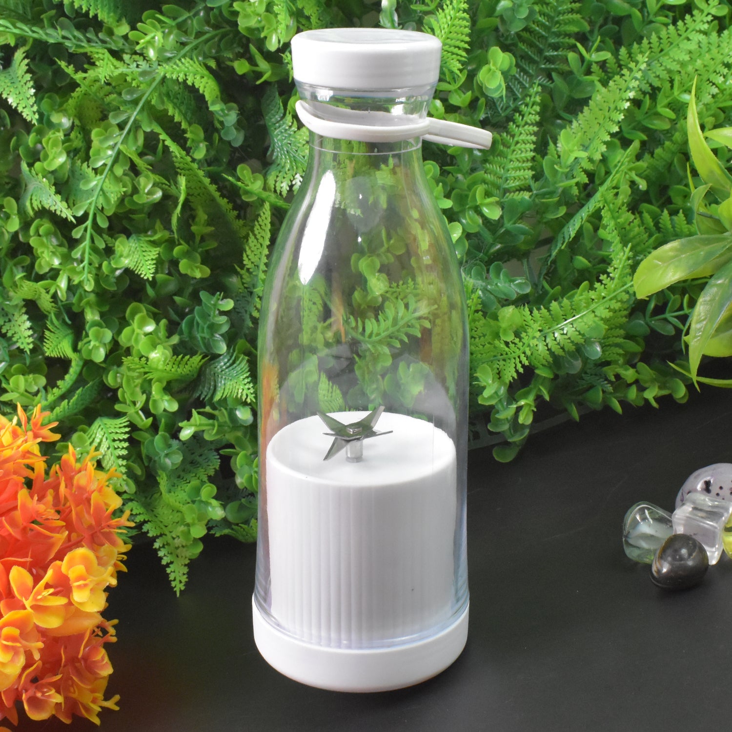 Blender Portable Juicer with 6 Blades 380 Ml Multicolor