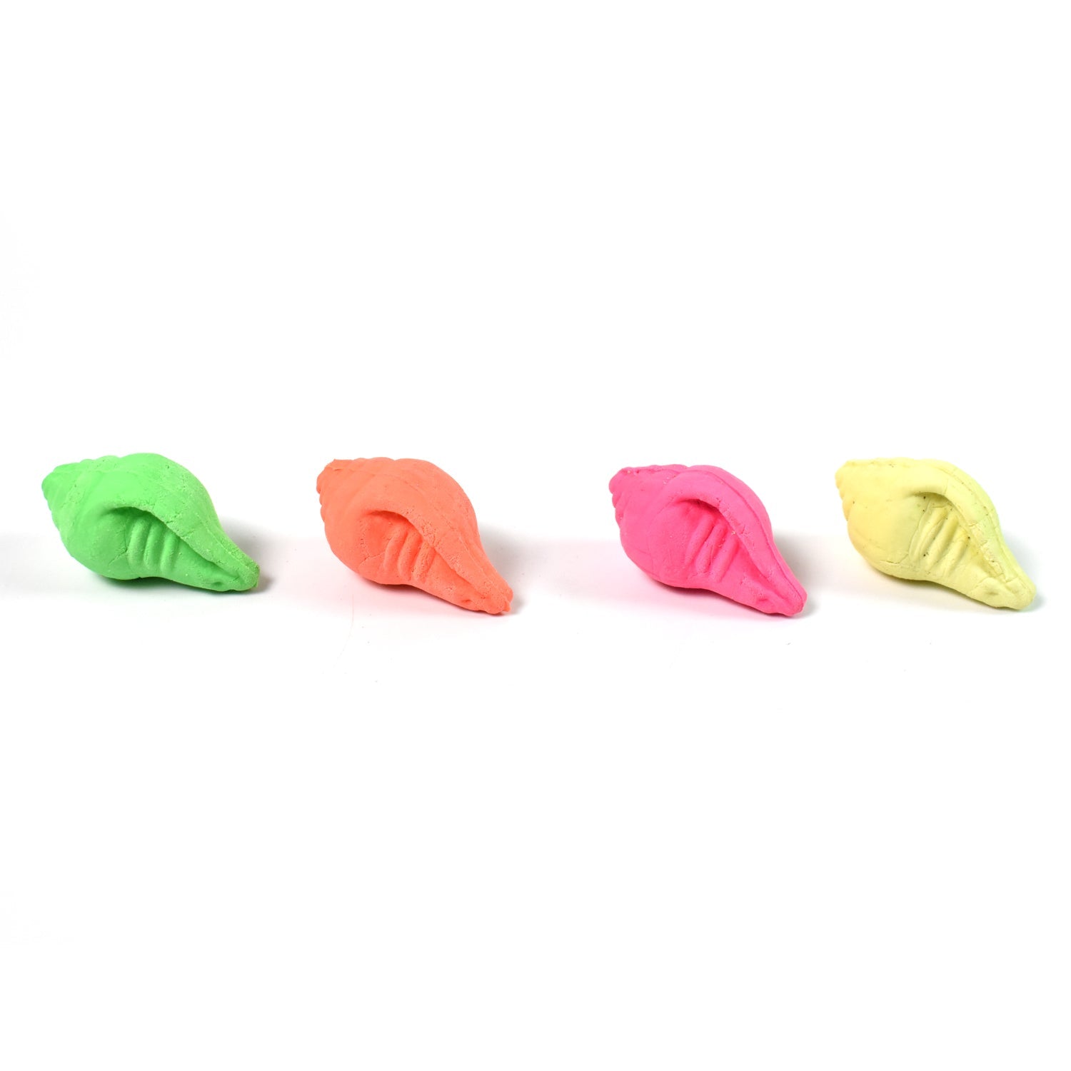 Shankh Shape Eraser Rubber (1 Pc / Mix Colour & Design)