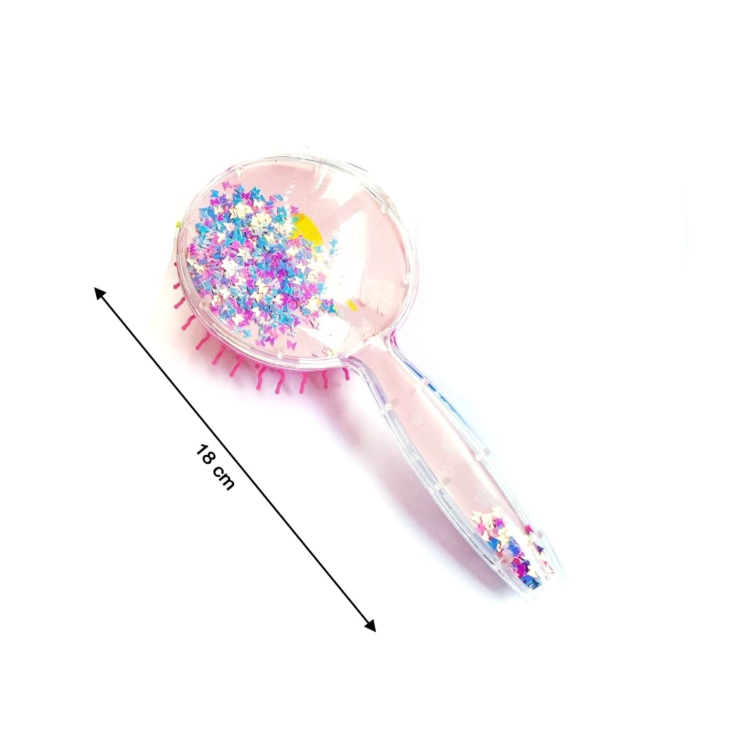 6471 Hair Brush for Kids Detangling Anti-static Soft Massage for Braids Curly Straight Long or Short Wet Or Dry Hair (Multi-Design) DeoDap