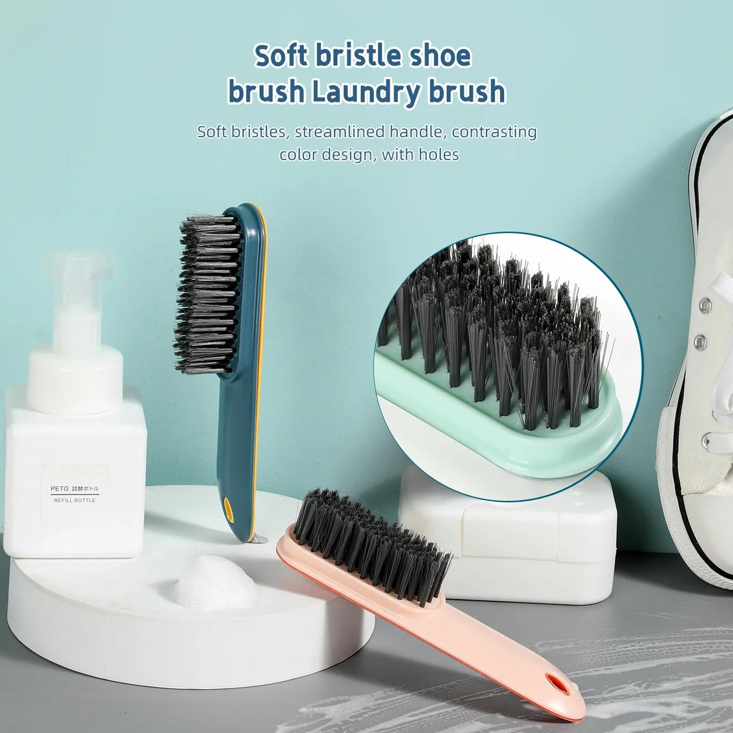 Small Cleaning Brush Shoes and Clothes Cleaning Brush (1 Pc)