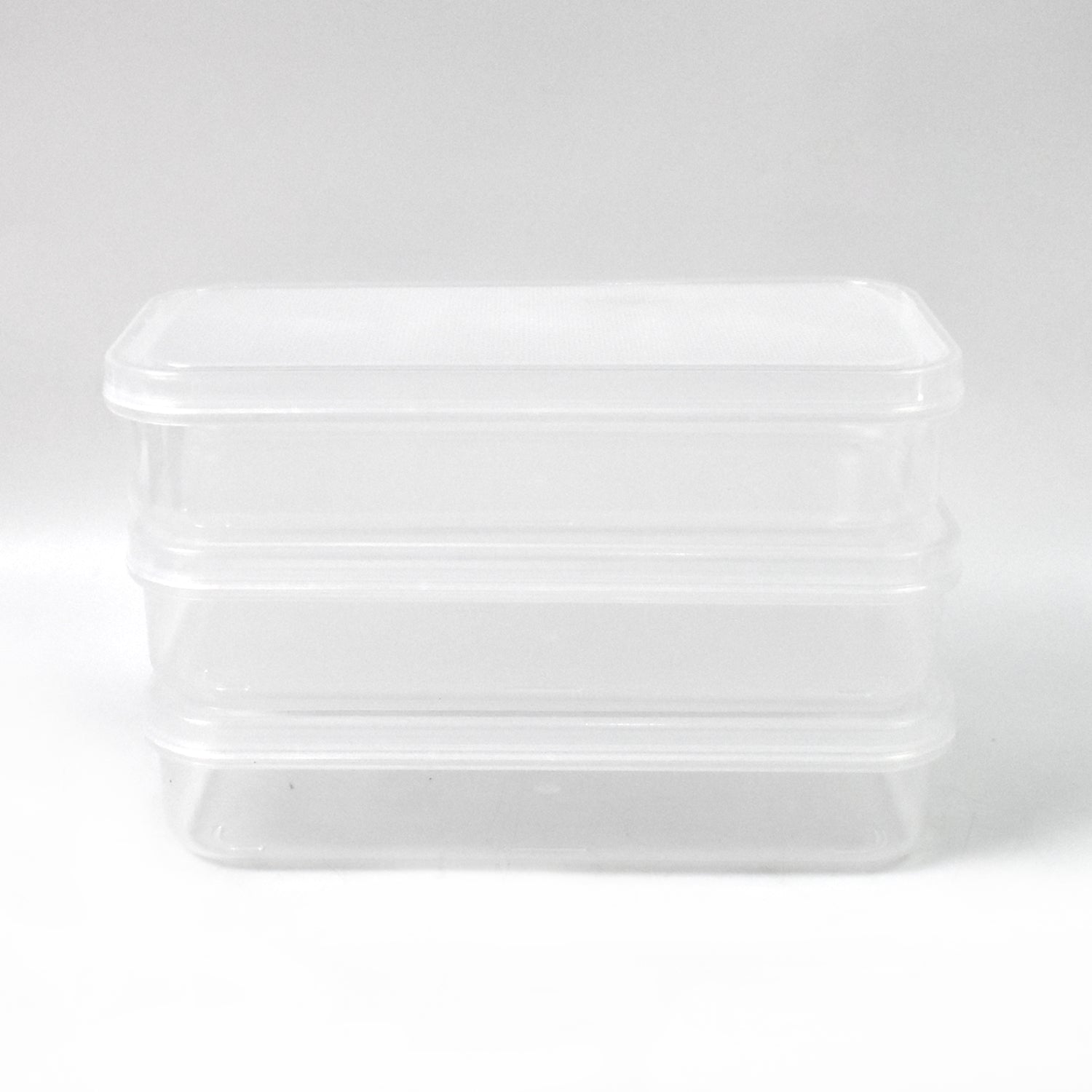 Plastic Square Lunch Box, Kitchen Containers Set (3 Pcs Set)