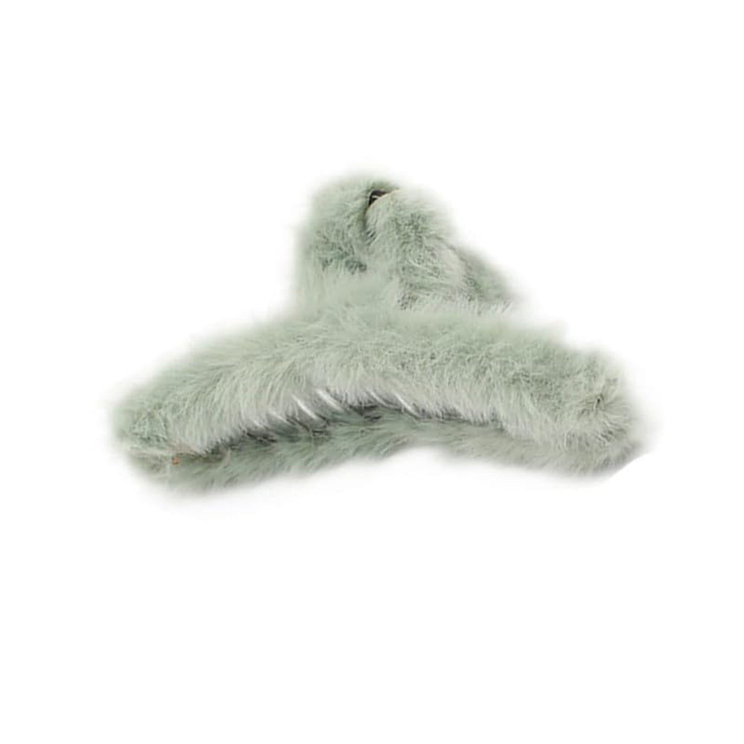 Large Plush Hair Claw Clips, Plastic Fluffy Hair Claw Hair (1 Pc / Mix Color)