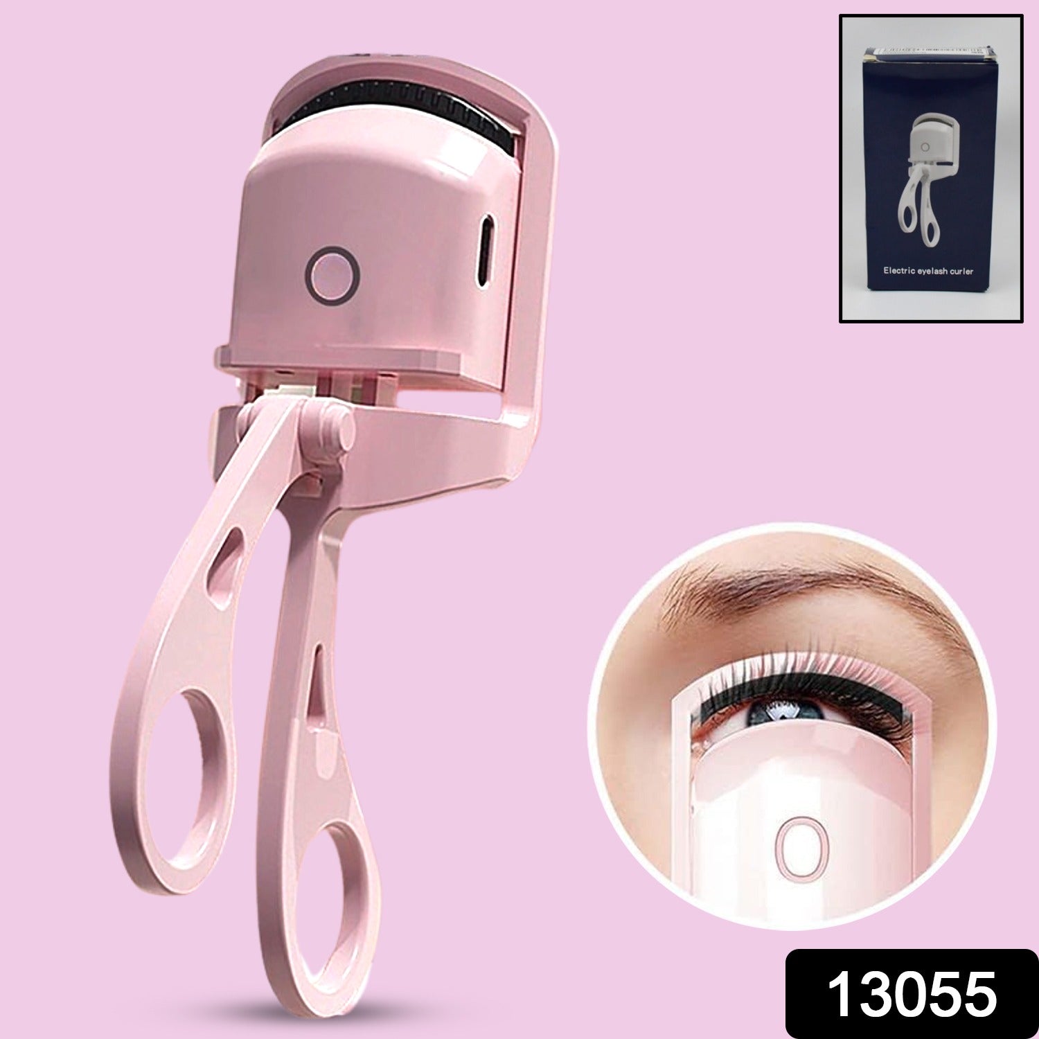 Electric Heated Eyelash Curlers (1 Pc)