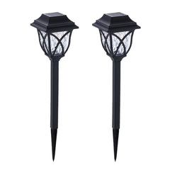 Solar Pathway Lights Outdoor Garden Lights (2 Pcs Set)