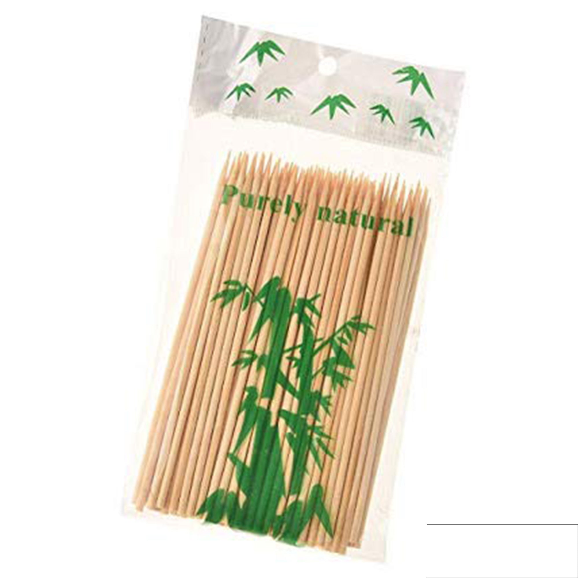 1116 Natural Bamboo Wooden Skewers/BBQ Sticks for Barbeque and Grilling DeoDap