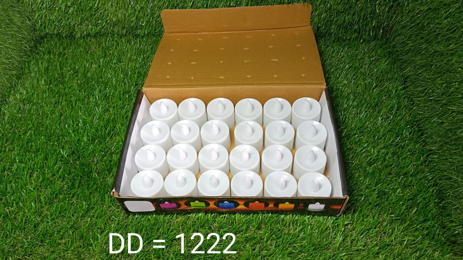 1222  Festival Decorative - LED Tealight Candles (White, 24 Pcs) DeoDap