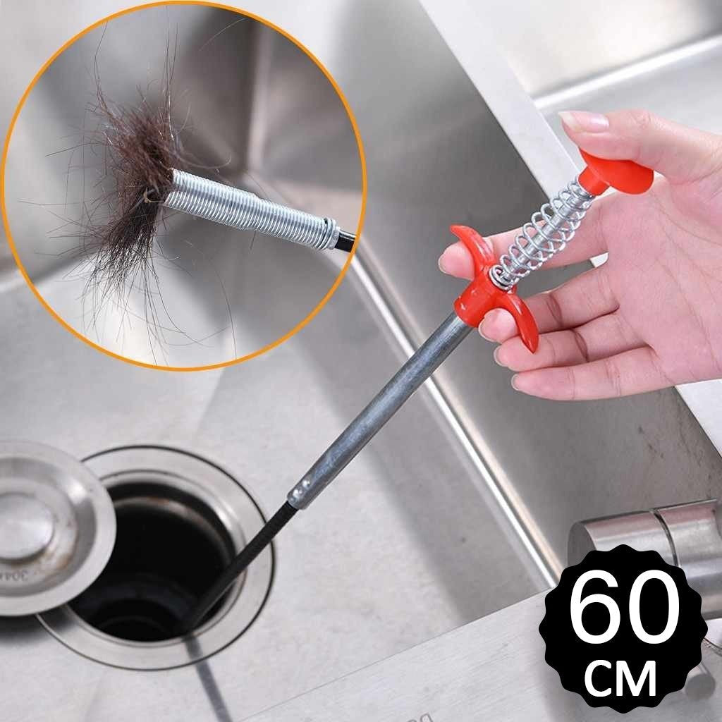 1634 Metal Wire Brush Sink Cleaning Hook Sewer Dredging Device DeoDap