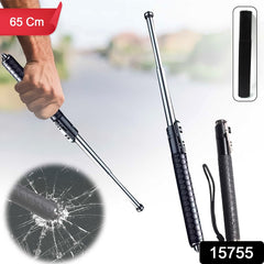 Metal Stick Safety Survival Emergency Outdoor Safety Protection Rod (65 Cm)