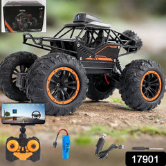 17901 Remote Control Car with Camera Off-Road Remote Control Truck Monster Trucks for Boys 8-12 Birthday Gift For Kids Adults Gift For Boys And Girls HD Camera Rock Crawler Monster Truck Toy