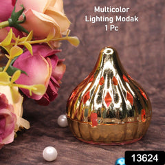 Multicolor Modak Shaped Color Changing LED Light (1 Pc)