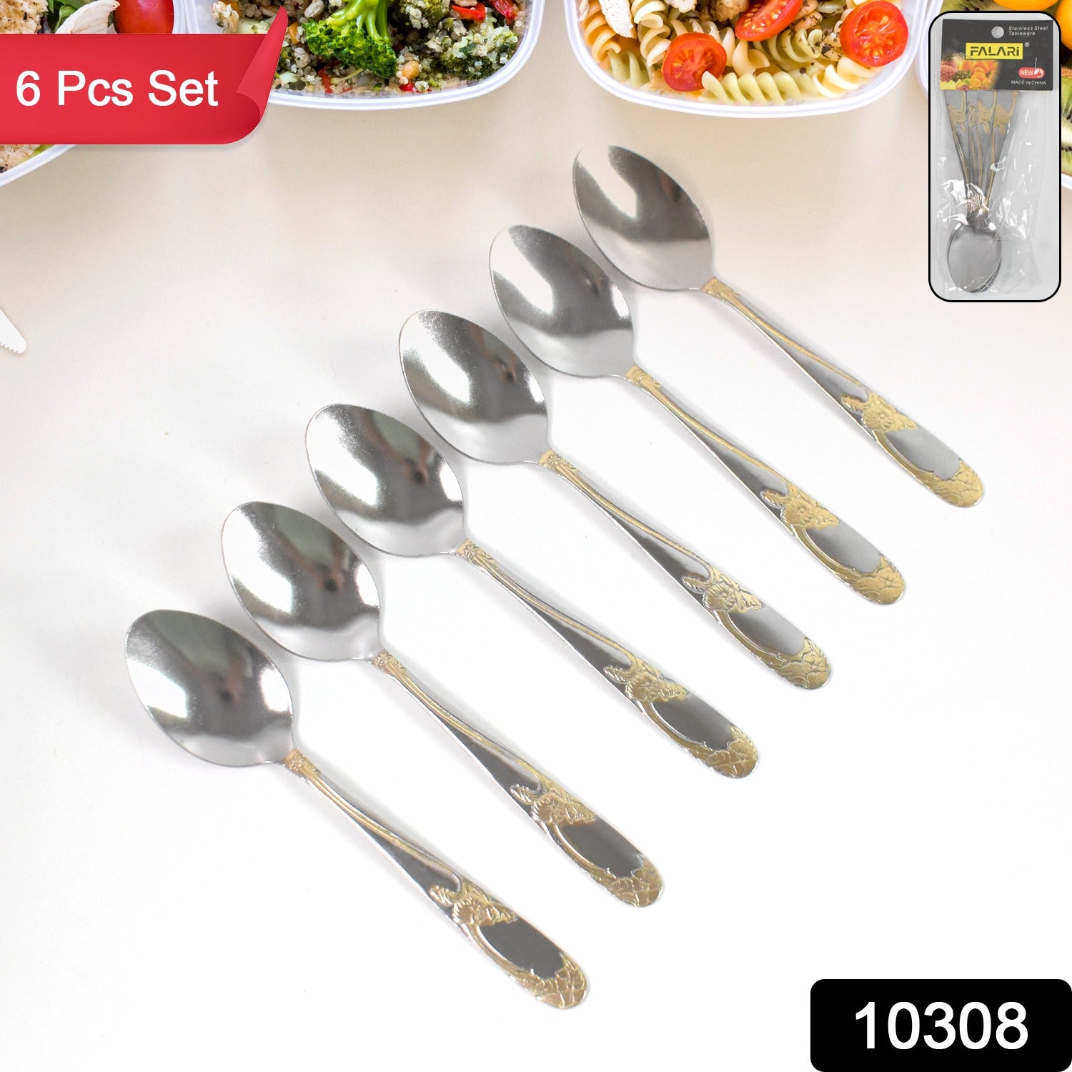 Stainless Steel Table Spoons / Baby Spoon Set Set of 6