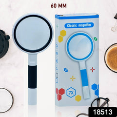 Magnifying Glass With 7x Handheld Magnifier (60 MM / 1 Pc)