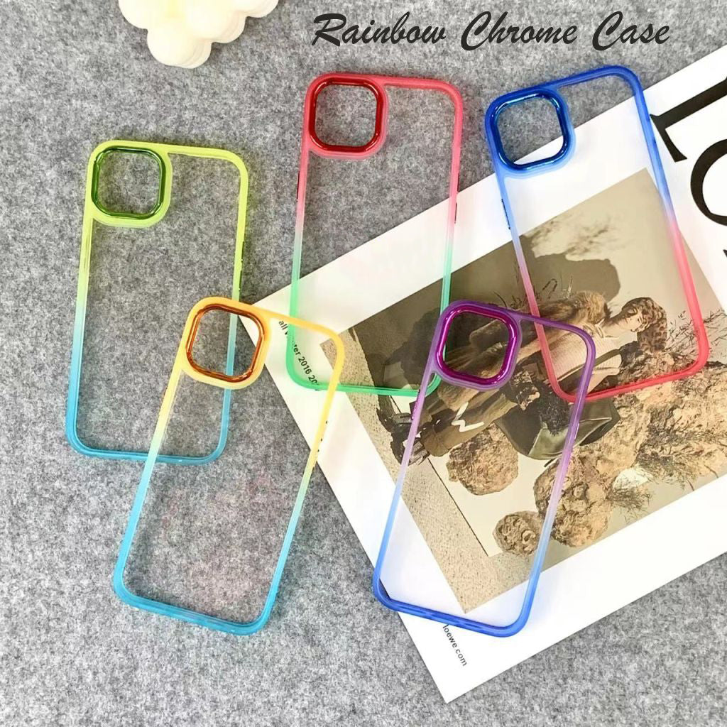 Rainbow Chrome Hard Case For Vivo