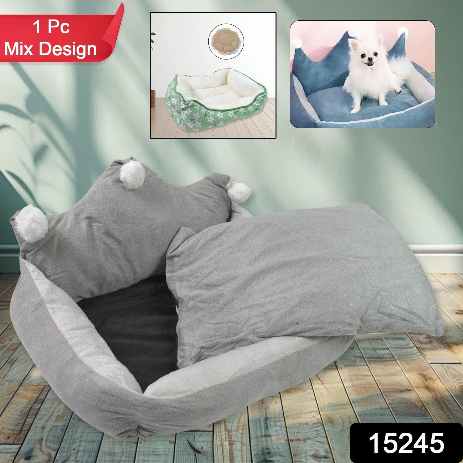 Pet Dog Bed General Thickening Dog Mat (1 Pc / Mix Design & Color)