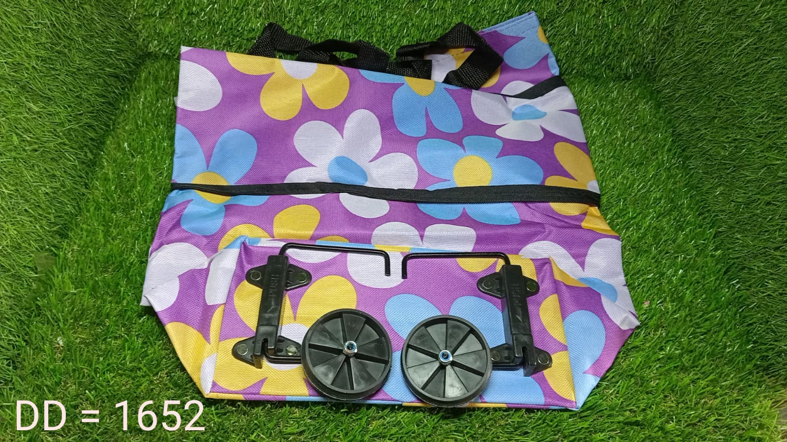 1652 Folding Cart Bags Trolley Shopping Bag For Travel Luggage DeoDap