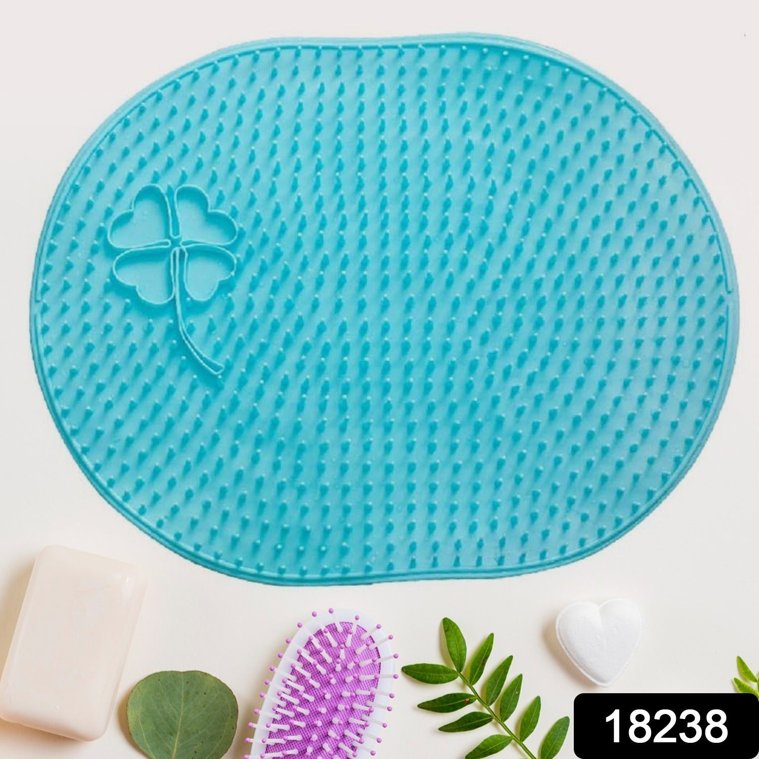 Silicone Bath Massage Cushion with Suction Cup (35×28 CM / 1 Pc)