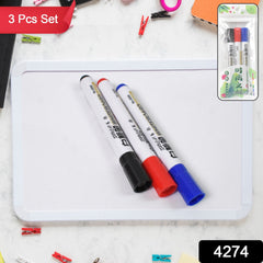 Mix Color Marker Pen used in all kinds of school, college (3 Pcs Set)