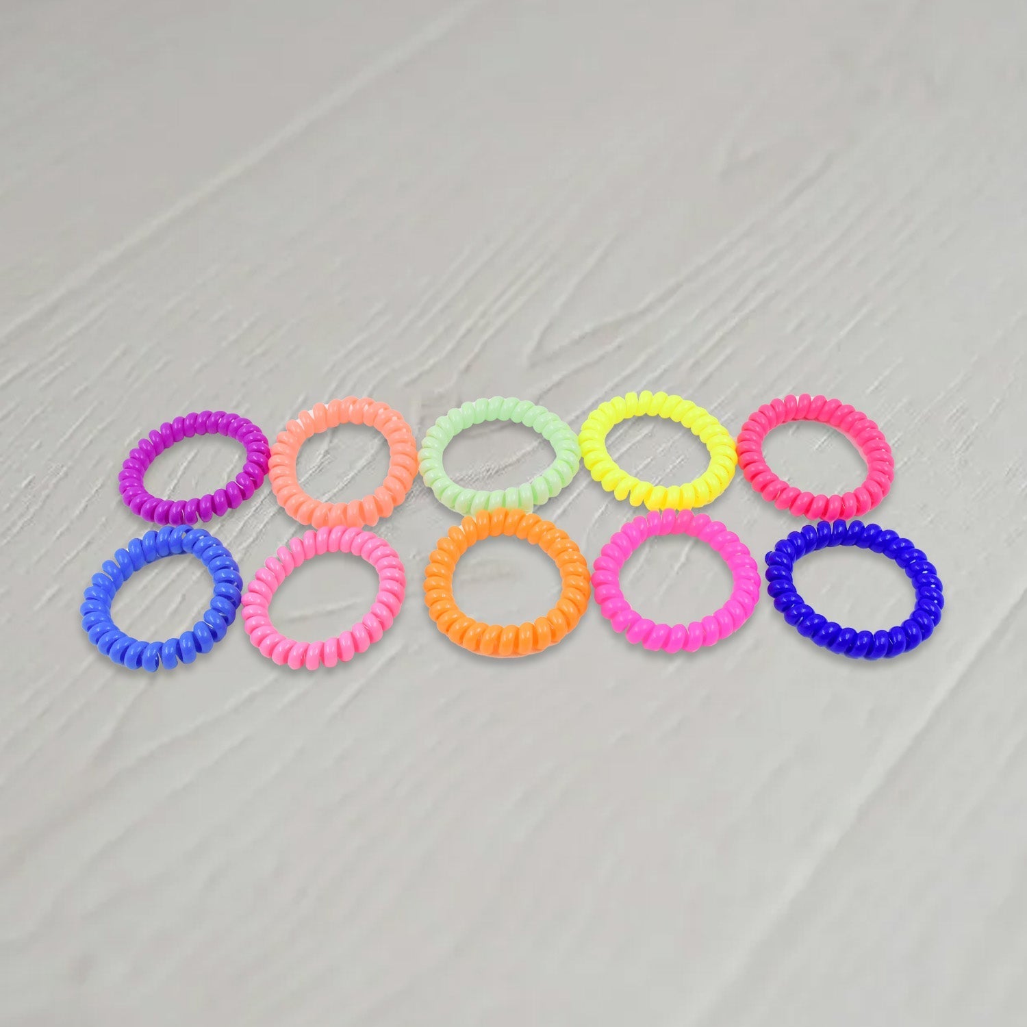 Telephone Wire Hair bands Pack of 100 Pcs