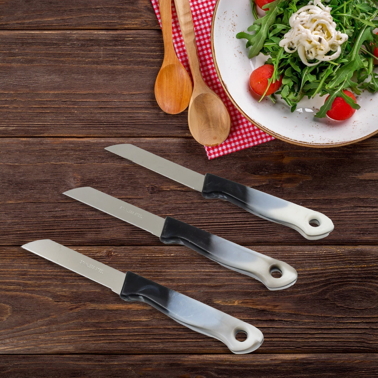 Kitchen Knife with Stainless Steel Blade (1 Pc)