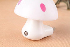 0254 Automatic Night Sensor Mushroom Lamp (0.2 watt, Multicolour) DeoDap