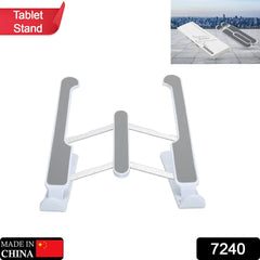 7240 ADJUSTABLE TABLET STAND HOLDER WITH BUILT-IN FOLDABLE LEGS AND HIGH QUALITY FIBRE