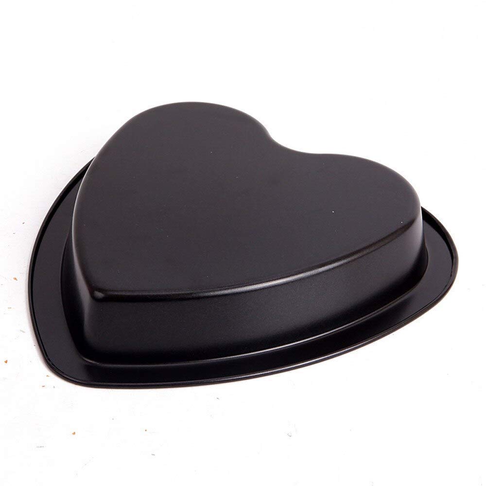 2209 Heart Shape Cake Mould Non Stick  Steel 1 kg Cake Baking Tray ( 23cm) DeoDap