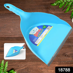 Heavy Plastic Dustpan with Handle (1 Pc)