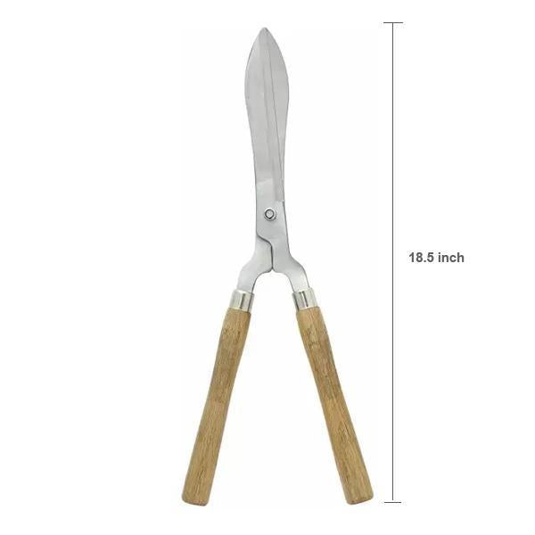 455 Wooden Handle Hedge Shears, Bush Clipper DeoDap