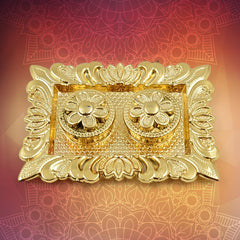 Tray Shape Rakasha Bandhan Special Puja Thali (1 Pc)