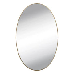 9053A SMALL OVAL FRAME LESS MIRROR WALL STICKER FOR DRESSING DeoDap